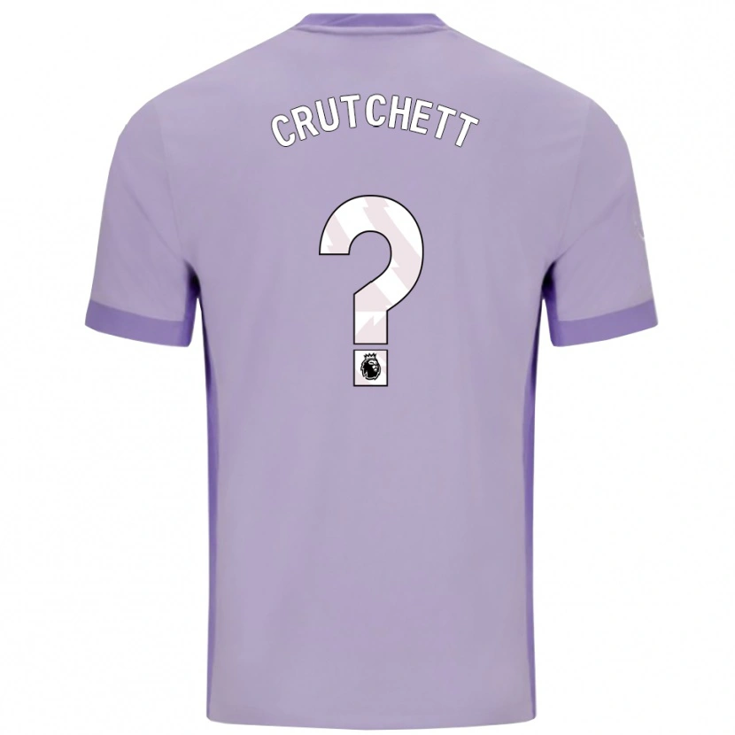 Danxen Barn Liam Crutchett #0 Taro Lila Vit Bortatröja Matchtröjor 2025/26 Tröjor T-Tröja