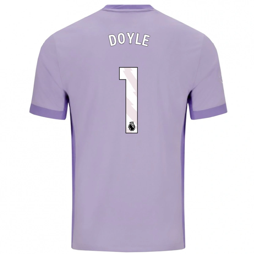 Danxen Barn Liam Doyle #1 Taro Lila Vit Bortatröja Matchtröjor 2025/26 Tröjor T-Tröja