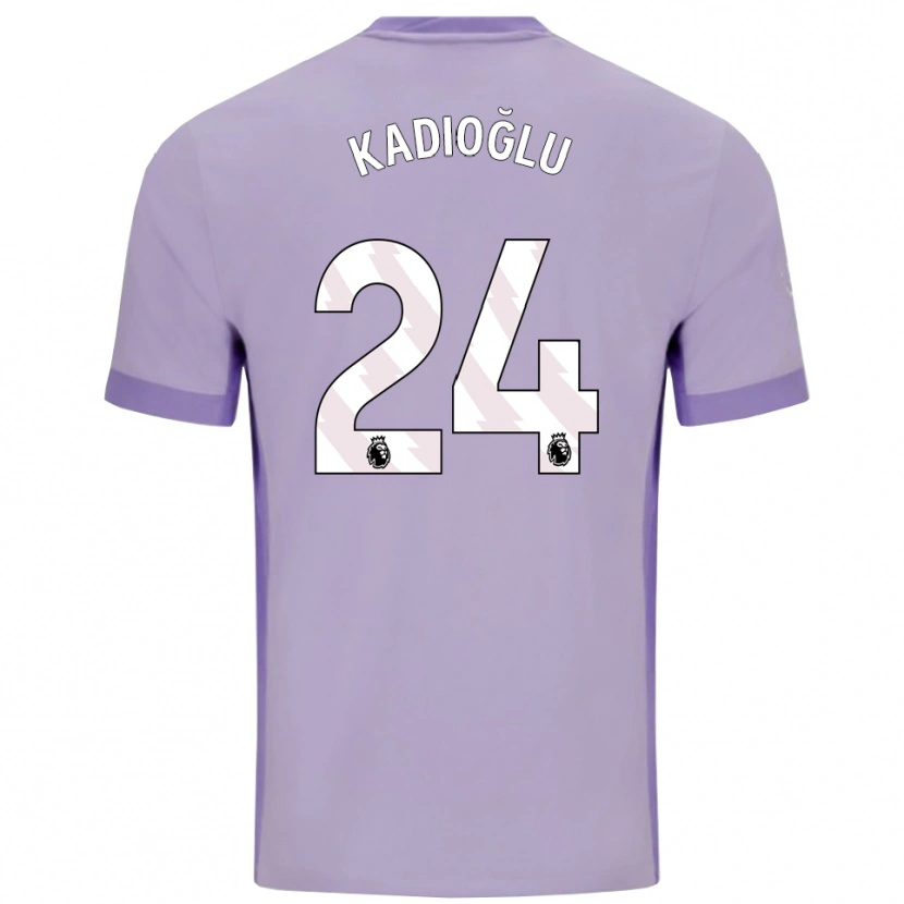 Danxen Barn Ferdi Kadıoğlu #24 Taro Lila Vit Bortatröja Matchtröjor 2025/26 Tröjor T-Tröja