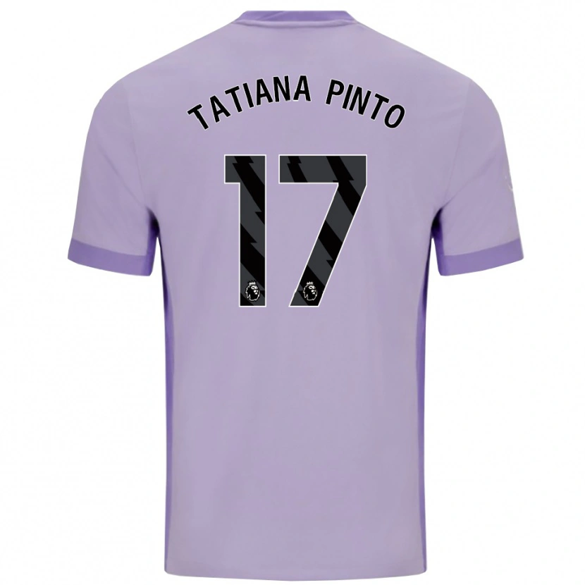 Danxen Barn Tatiana Vanessa Ferreira Pinto #17 Taro Lila Vit Bortatröja Matchtröjor 2025/26 Tröjor T-Tröja