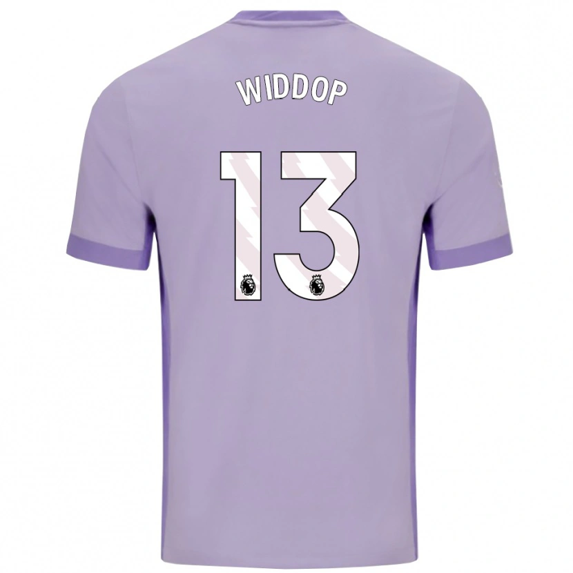 Danxen Barn Fraser Widdop #13 Taro Lila Vit Bortatröja Matchtröjor 2025/26 Tröjor T-Tröja