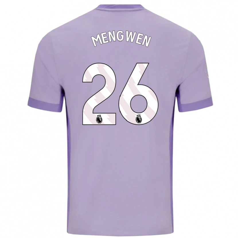 Danxen Barn Li Mengwen #26 Taro Lila Vit Bortatröja Matchtröjor 2025/26 Tröjor T-Tröja
