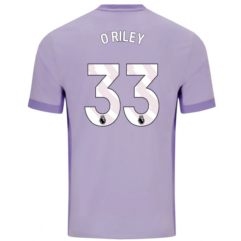 Danxen Barn Matt O'riley #33 Taro Lila Vit Bortatröja Matchtröjor 2025/26 Tröjor T-Tröja