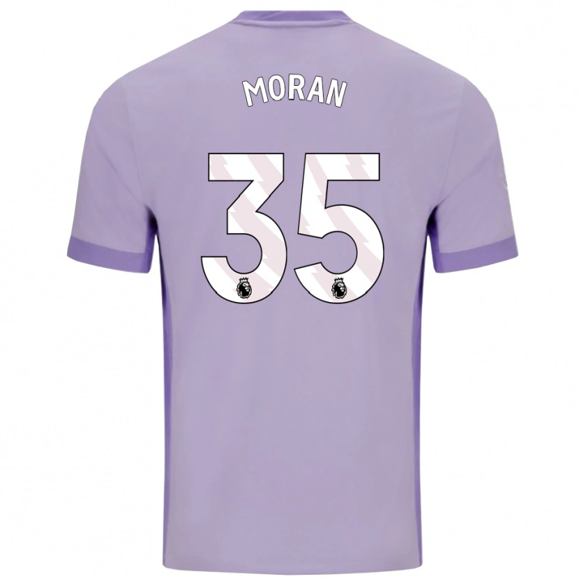 Danxen Barn Andrew Moran #35 Taro Lila Vit Bortatröja Matchtröjor 2025/26 Tröjor T-Tröja