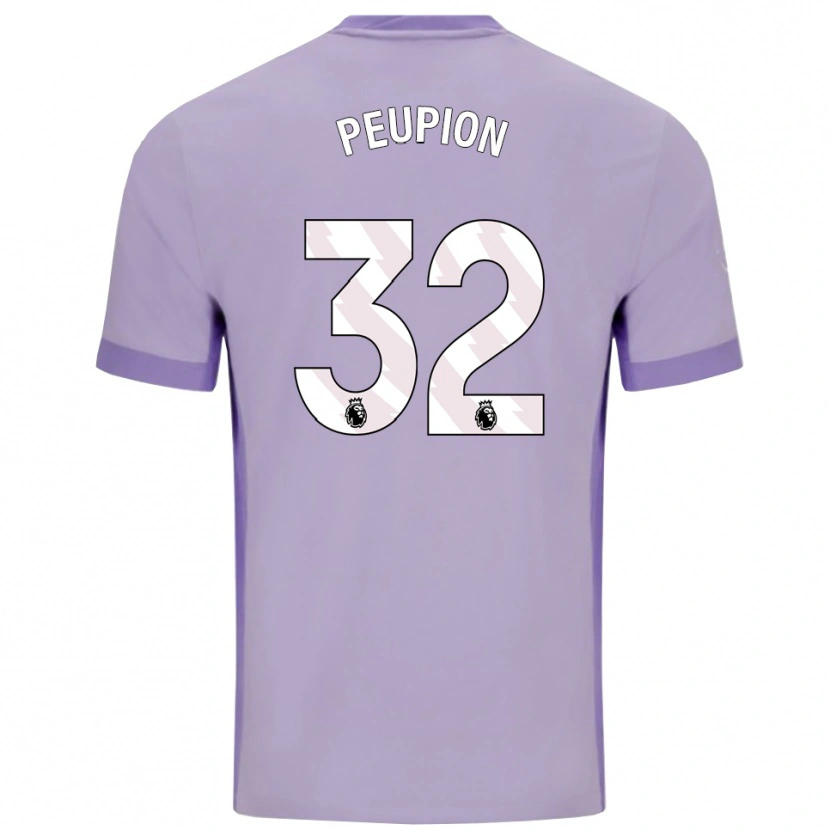 Danxen Barn Cameron Peupion #32 Taro Lila Vit Bortatröja Matchtröjor 2025/26 Tröjor T-Tröja