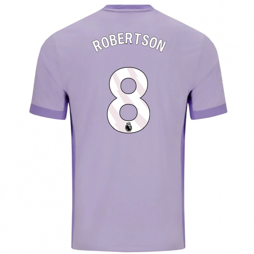 Danxen Barn Josh Robertson #8 Taro Lila Vit Bortatröja Matchtröjor 2025/26 Tröjor T-Tröja