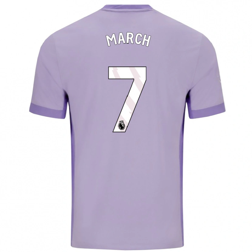 Danxen Barn Solly March #7 Taro Lila Vit Bortatröja Matchtröjor 2025/26 Tröjor T-Tröja