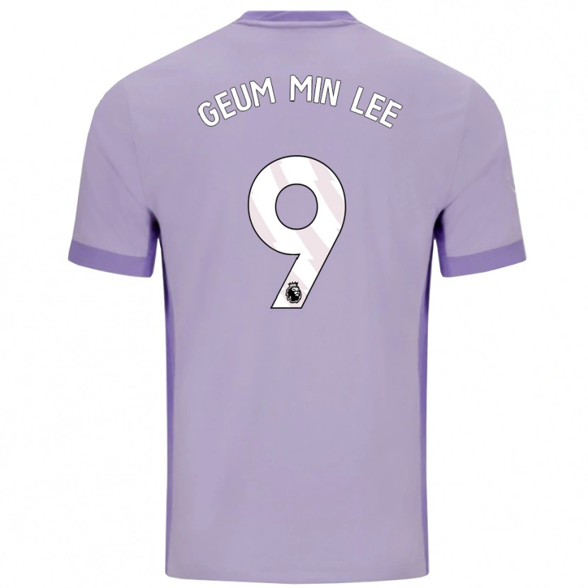Danxen Barn Lee Geum-Min #9 Taro Lila Vit Bortatröja Matchtröjor 2025/26 Tröjor T-Tröja