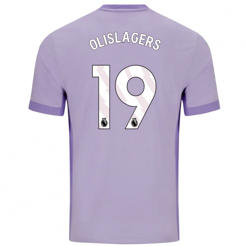 Danxen Barn Marisa Olislagers #19 Taro Lila Vit Bortatröja Matchtröjor 2025/26 Tröjor T-Tröja