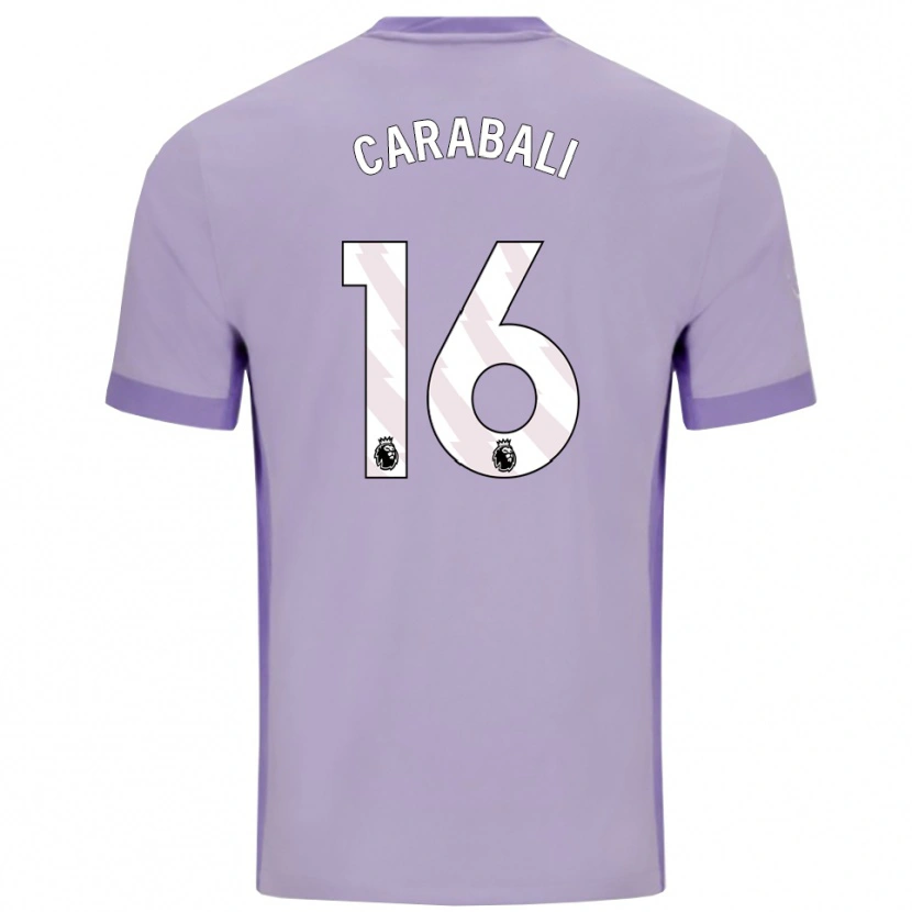 Danxen Barn Jorelyn Carabalí #16 Taro Lila Vit Bortatröja Matchtröjor 2025/26 Tröjor T-Tröja