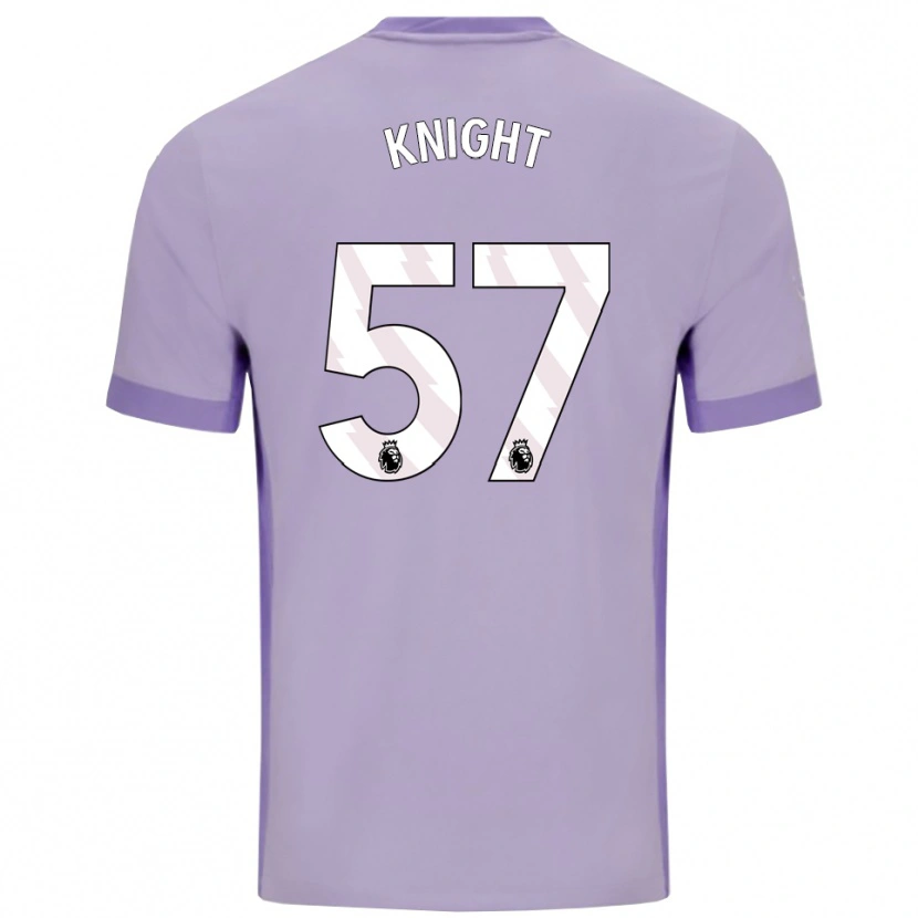 Danxen Barn Joe Knight #57 Taro Lila Vit Bortatröja Matchtröjor 2025/26 Tröjor T-Tröja