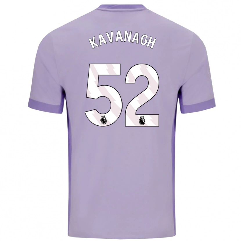 Danxen Barn Leigh Kavanagh #52 Taro Lila Vit Bortatröja Matchtröjor 2025/26 Tröjor T-Tröja