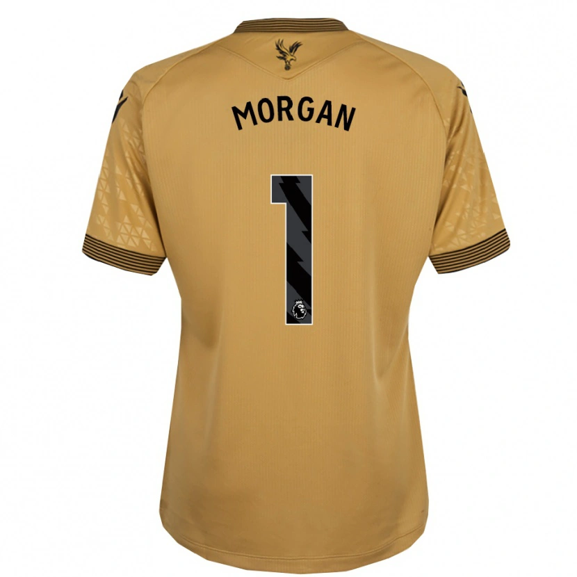 Danxen Barn Chloe Morgan #1 Guld Svart Bortatröja Matchtröjor 2025/26 Tröjor T-Tröja
