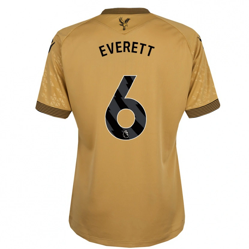 Danxen Barn Aimee Everett #6 Guld Svart Bortatröja Matchtröjor 2025/26 Tröjor T-Tröja