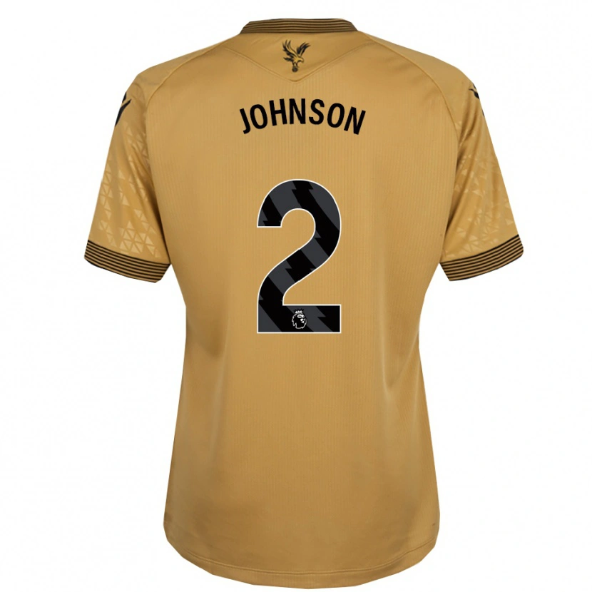 Danxen Barn Annabel Johnson #2 Guld Svart Bortatröja Matchtröjor 2025/26 Tröjor T-Tröja