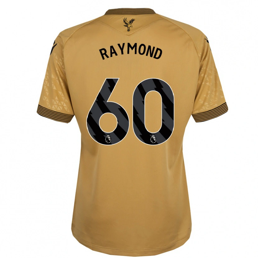 Danxen Barn Jadan Raymond #60 Guld Svart Bortatröja Matchtröjor 2025/26 Tröjor T-Tröja