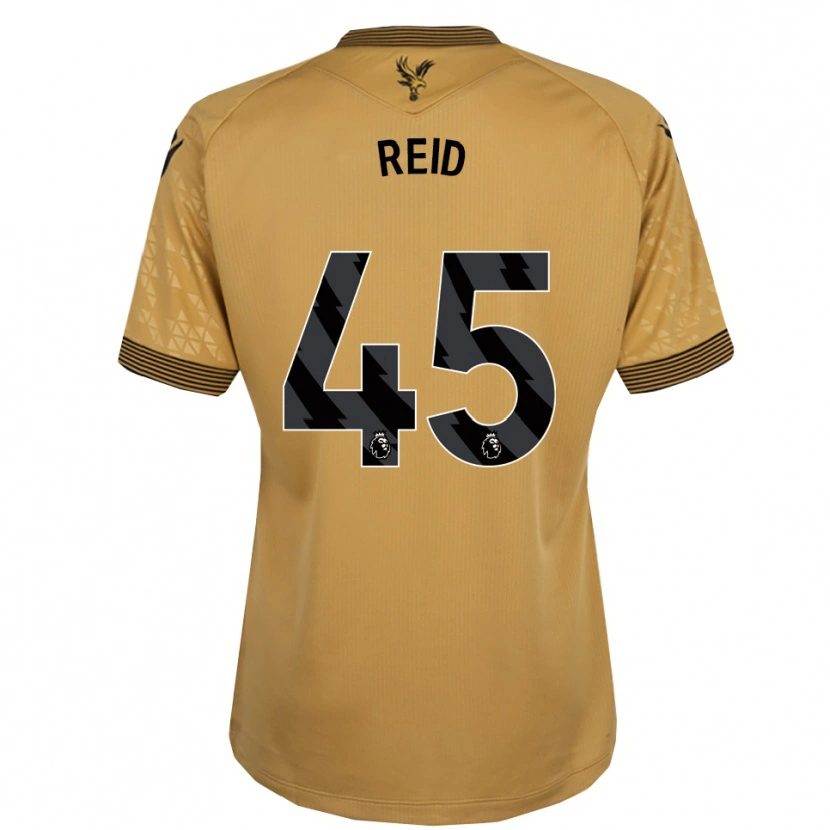Danxen Barn Dylan Reid #45 Guld Svart Bortatröja Matchtröjor 2025/26 Tröjor T-Tröja