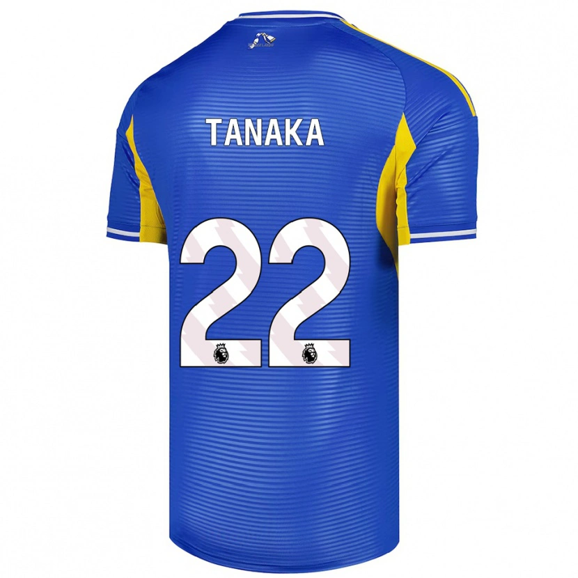 Danxen Barn Ao Tanaka #22 Blå Gul Bortatröja Matchtröjor 2025/26 Tröjor T-Tröja