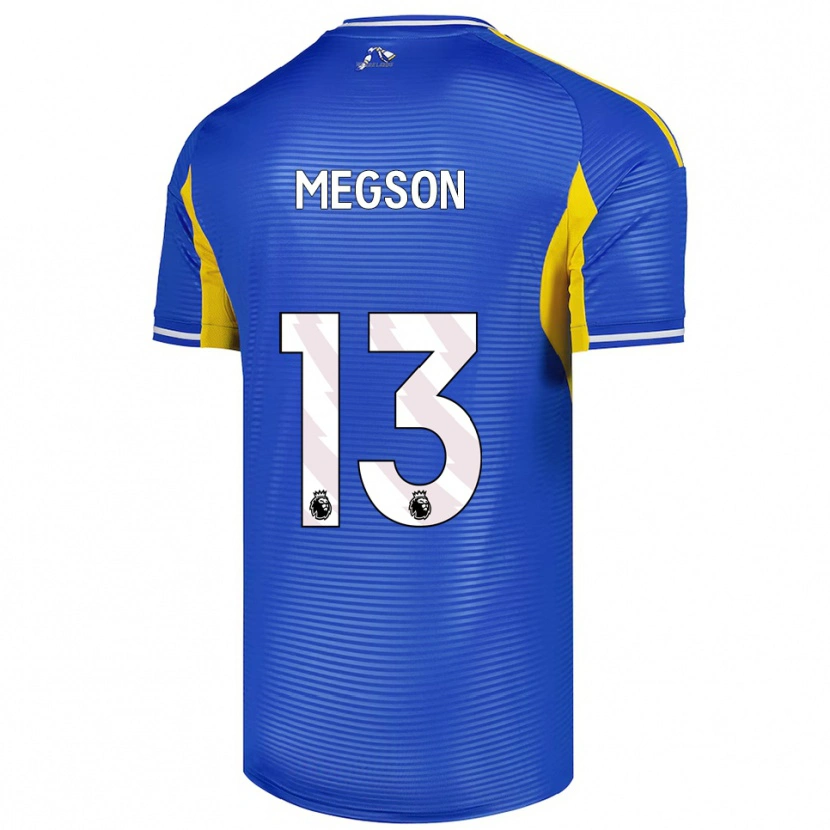 Danxen Barn Miller Megson #13 Blå Gul Bortatröja Matchtröjor 2025/26 Tröjor T-Tröja
