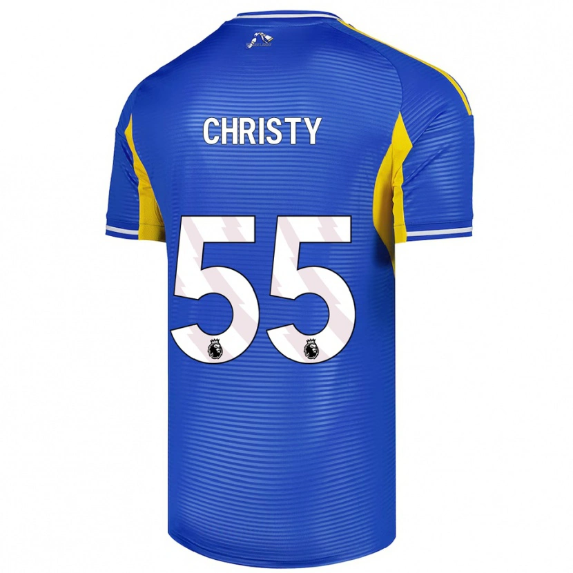 Danxen Barn Harry Christy #55 Blå Gul Bortatröja Matchtröjor 2025/26 Tröjor T-Tröja