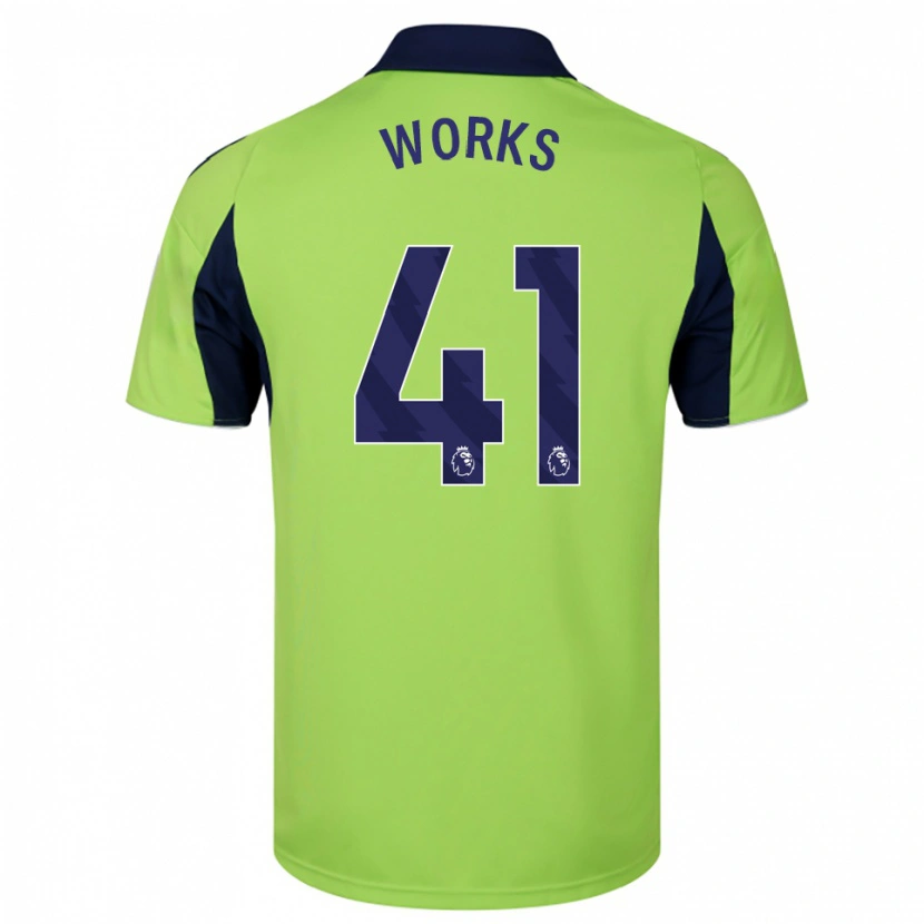 Danxen Barn Terrell Works #41 Grön Marinblå Vit Bortatröja Matchtröjor 2025/26 Tröjor T-Tröja