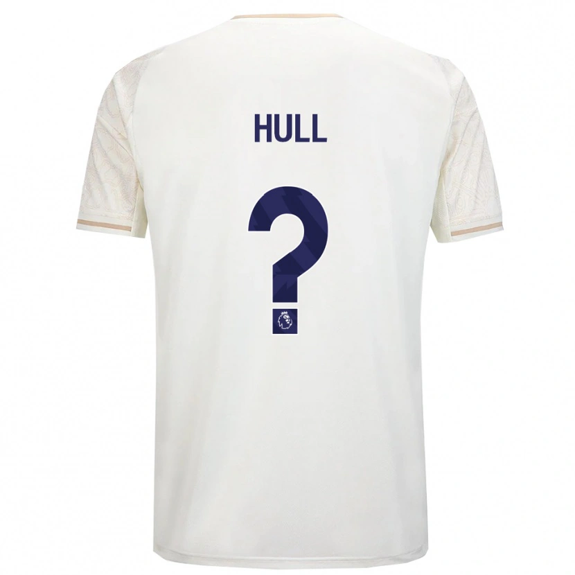 Danxen Barn Ethan Hull #0 Benvit Svart Bortatröja Matchtröjor 2025/26 Tröjor T-Tröja