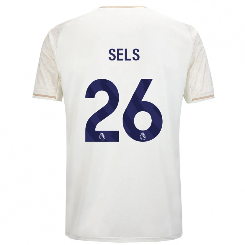 Danxen Barn Matz Sels #26 Benvit Svart Bortatröja Matchtröjor 2025/26 Tröjor T-Tröja