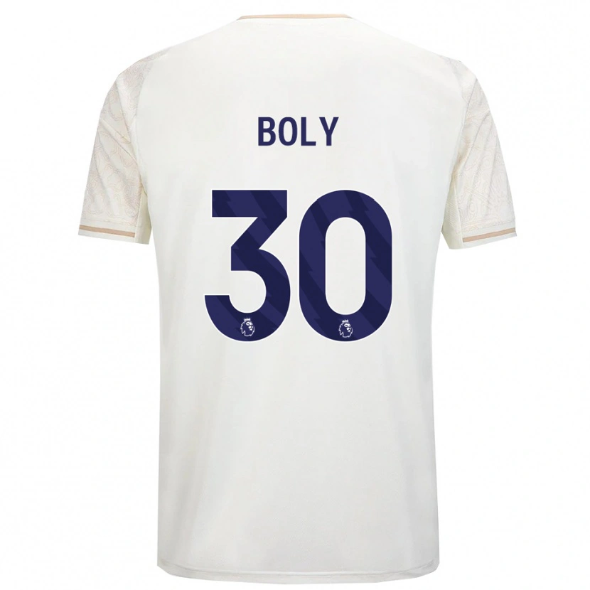 Danxen Barn Willy Boly #30 Benvit Svart Bortatröja Matchtröjor 2025/26 Tröjor T-Tröja