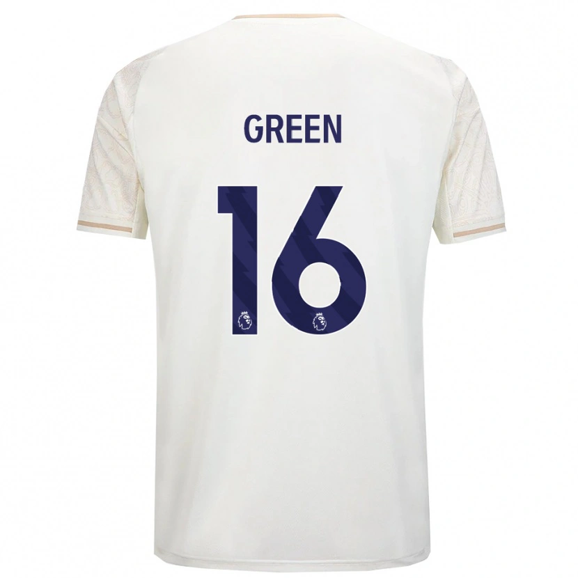 Danxen Barn Mollie Green #16 Benvit Svart Bortatröja Matchtröjor 2025/26 Tröjor T-Tröja