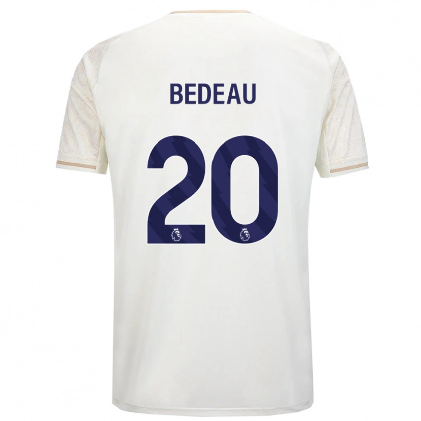 Danxen Barn Naomi Bedeau #20 Benvit Svart Bortatröja Matchtröjor 2025/26 Tröjor T-Tröja