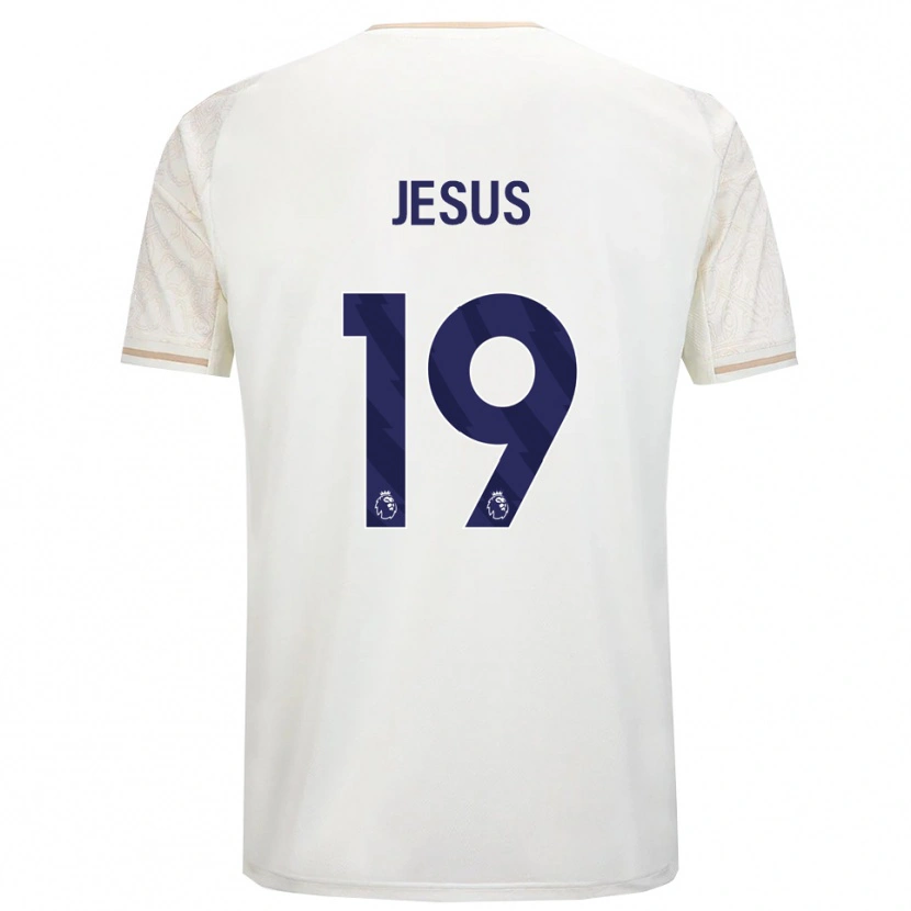 Danxen Barn Igor Jesus #19 Benvit Svart Bortatröja Matchtröjor 2025/26 Tröjor T-Tröja