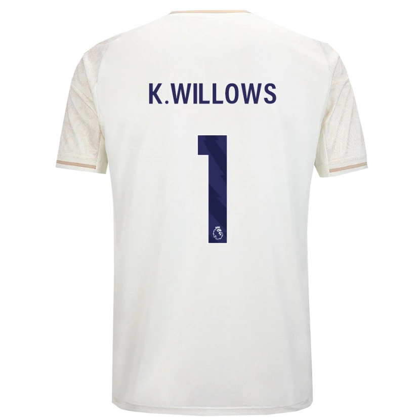 Danxen Barn Keehan Willows #1 Benvit Svart Bortatröja Matchtröjor 2025/26 Tröjor T-Tröja