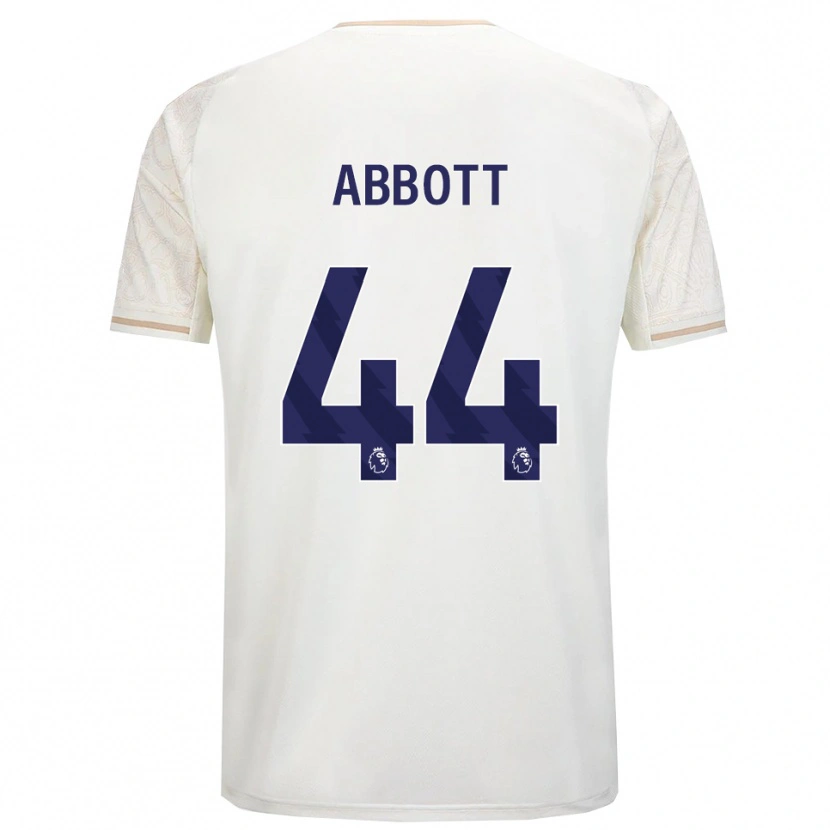 Danxen Barn Zach Abbott #44 Benvit Svart Bortatröja Matchtröjor 2025/26 Tröjor T-Tröja