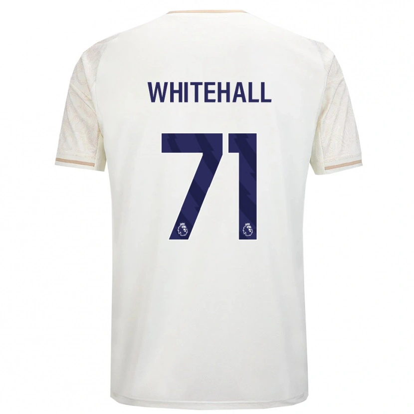 Danxen Barn Archie Whitehall #71 Benvit Svart Bortatröja Matchtröjor 2025/26 Tröjor T-Tröja