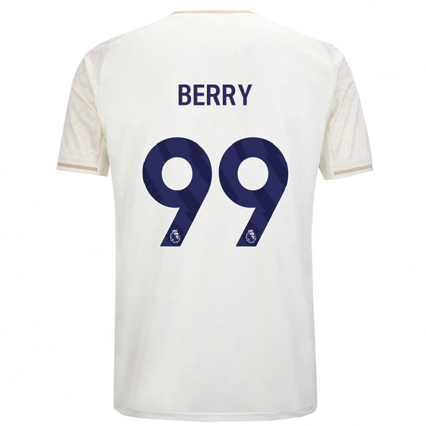 Danxen Barn Adam Berry #99 Benvit Svart Bortatröja Matchtröjor 2025/26 Tröjor T-Tröja
