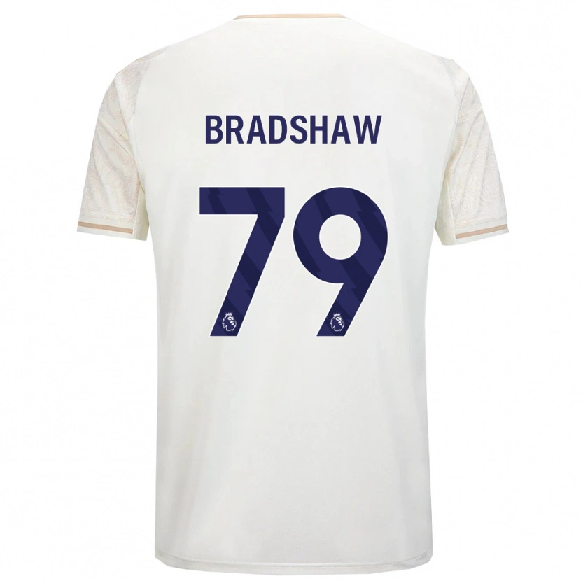 Danxen Barn Alfie Bradshaw #79 Benvit Svart Bortatröja Matchtröjor 2025/26 Tröjor T-Tröja