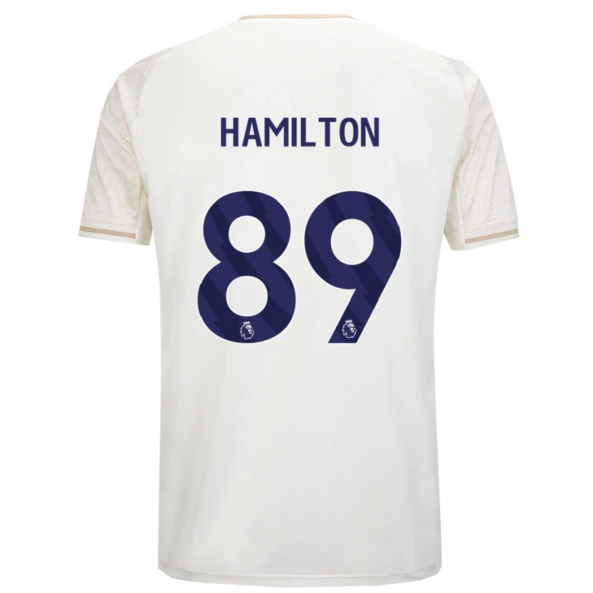 Danxen Barn Scott Hamilton #89 Benvit Svart Bortatröja Matchtröjor 2025/26 Tröjor T-Tröja