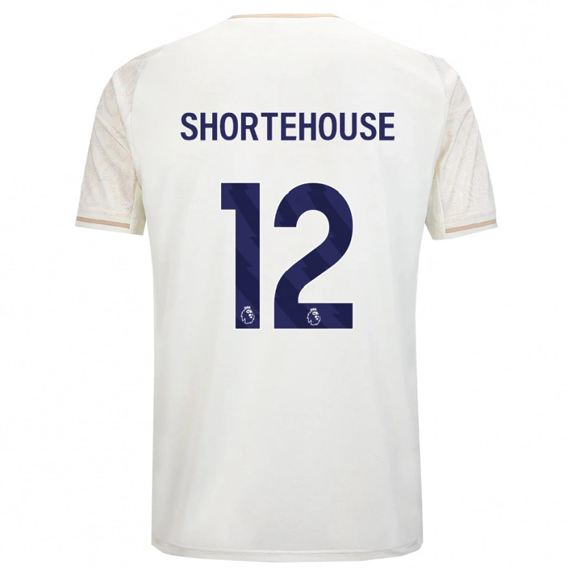 Danxen Barn Michael Shortehouse #12 Benvit Svart Bortatröja Matchtröjor 2025/26 Tröjor T-Tröja
