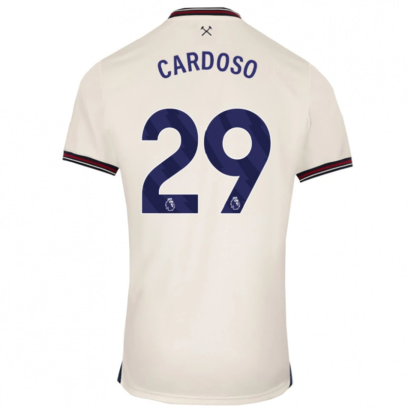 Danxen Barn Goncalo Cardoso #29 Benvit Bortatröja Matchtröjor 2025/26 Tröjor T-Tröja