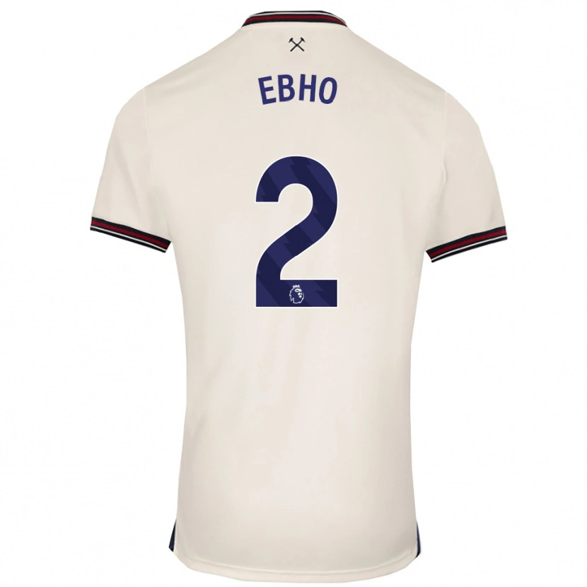 Danxen Barn Riley Ebho #2 Benvit Bortatröja Matchtröjor 2025/26 Tröjor T-Tröja