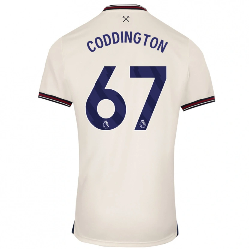Danxen Barn Remy Coddington #67 Benvit Bortatröja Matchtröjor 2025/26 Tröjor T-Tröja