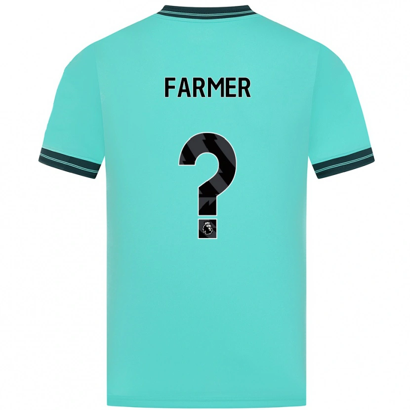 Danxen Barn Owen Farmer #0 Himmelsblå Grön Bortatröja Matchtröjor 2025/26 Tröjor T-Tröja