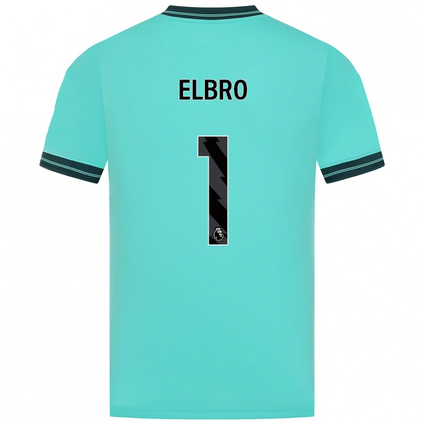 Danxen Barn Maddie Elbro #1 Himmelsblå Grön Bortatröja Matchtröjor 2025/26 Tröjor T-Tröja