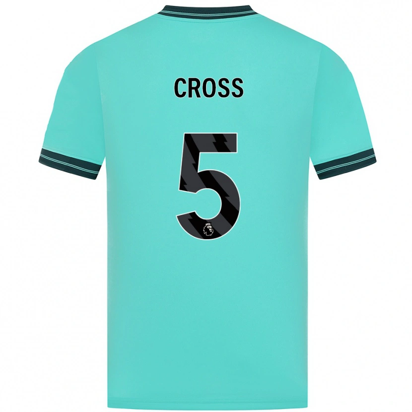 Danxen Barn Emma Cross #5 Himmelsblå Grön Bortatröja Matchtröjor 2025/26 Tröjor T-Tröja