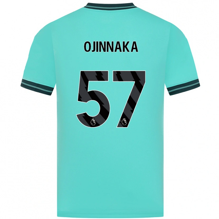 Danxen Barn Temple Ojinnaka #57 Himmelsblå Grön Bortatröja Matchtröjor 2025/26 Tröjor T-Tröja
