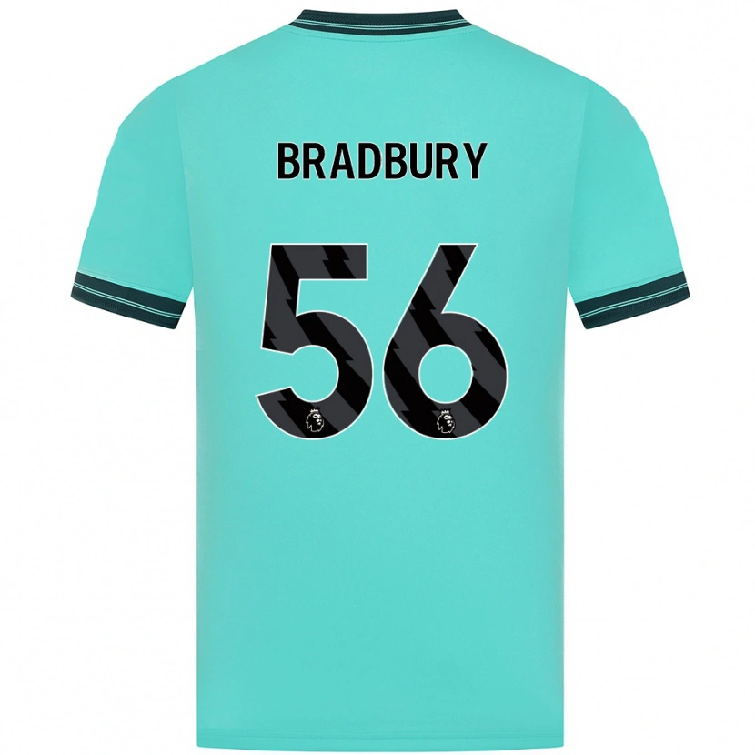Danxen Barn Makenzie Bradbury #56 Himmelsblå Grön Bortatröja Matchtröjor 2025/26 Tröjor T-Tröja