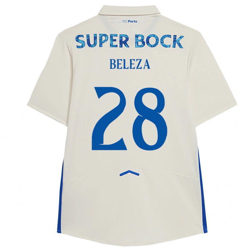 Danxen Barn Tatiana Beleza #28 Vit Blå Tredjesatsen Matchtröjor 2025/26 Tröjor T-Tröja