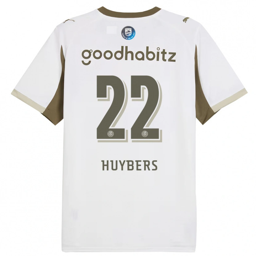 Danxen Barn Quinten Huybers #22 Vit Grå Tredjesatsen Matchtröjor 2025/26 Tröjor T-Tröja
