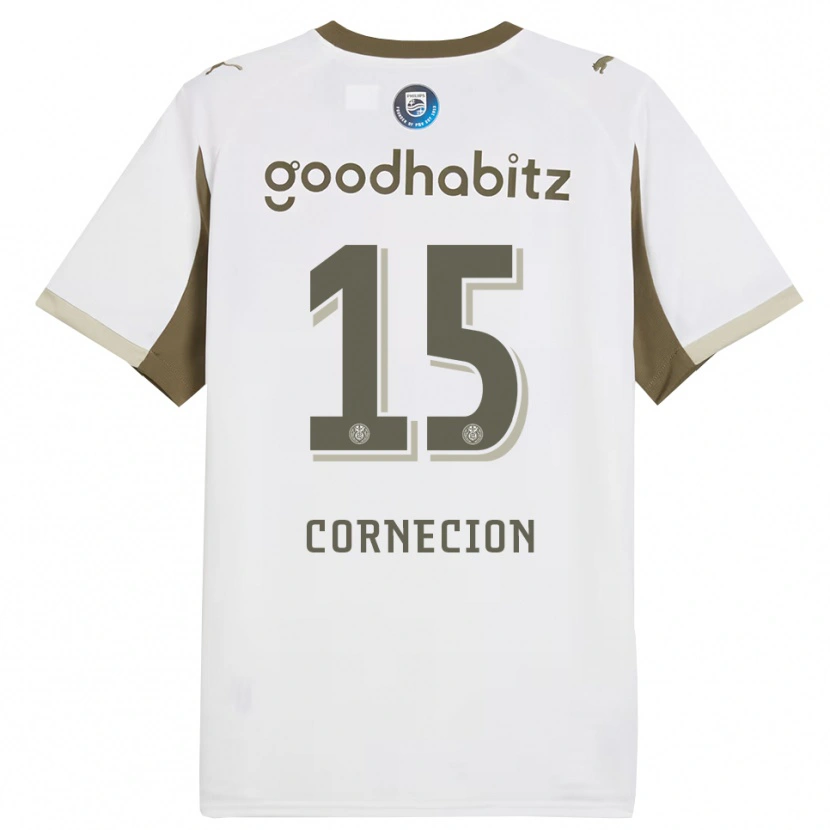 Danxen Barn Shuryjano Cornecion #15 Vit Grå Tredjesatsen Matchtröjor 2025/26 Tröjor T-Tröja