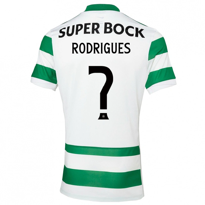 Danxen Män João Rodrigues #0 Grön Vit Hemmatröja Matchtröjor 2025/26 Tröjor T-Tröja